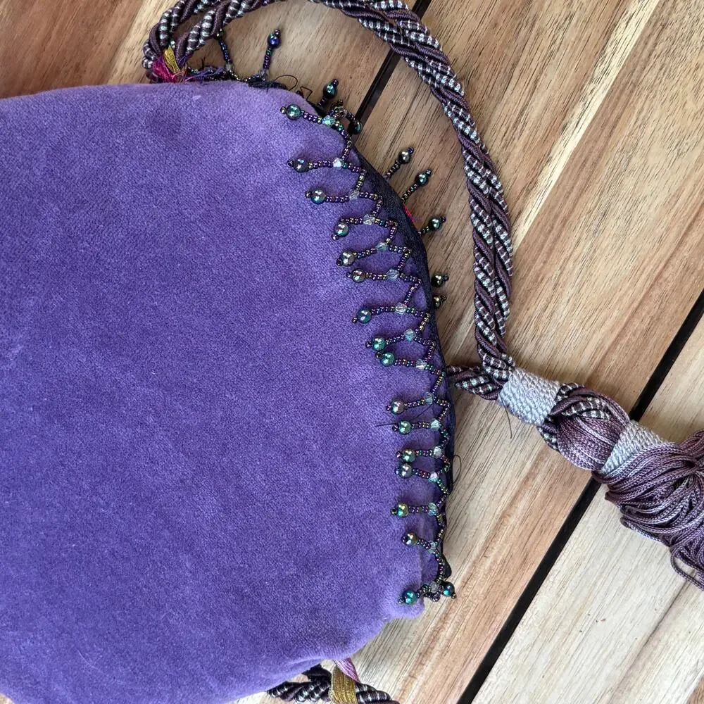Dolores‎ Reiman Y2K Handmade Beaded Butterfly Purse | Boho Art Bag